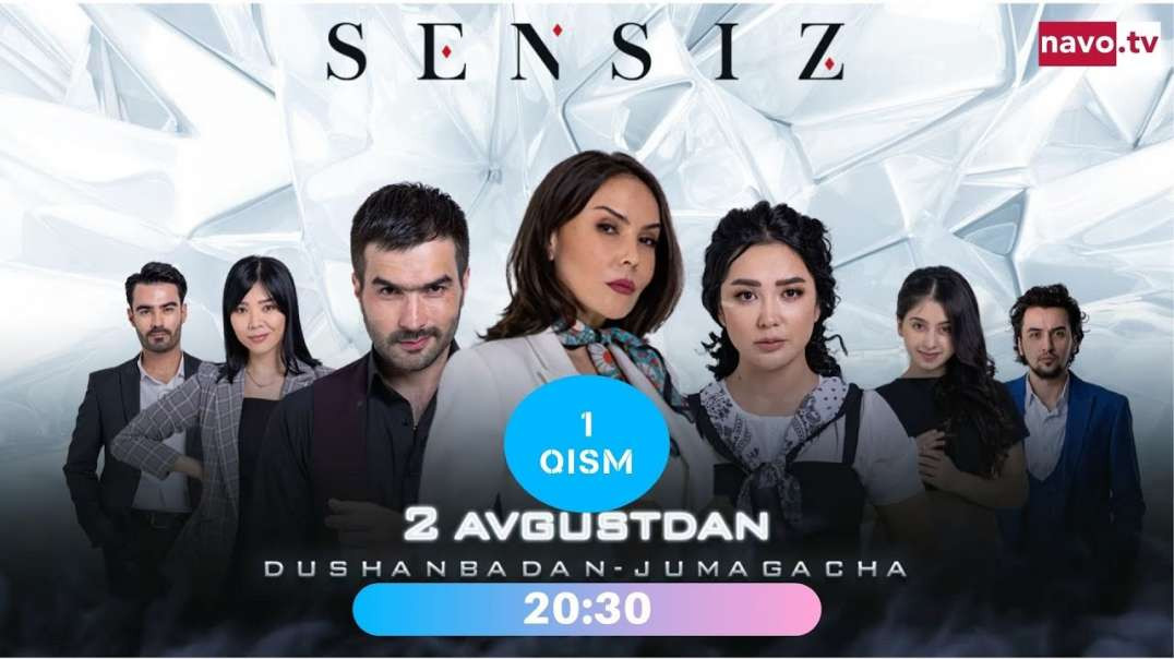 Sensiz 1-qism Uzbek Serial Tas IX