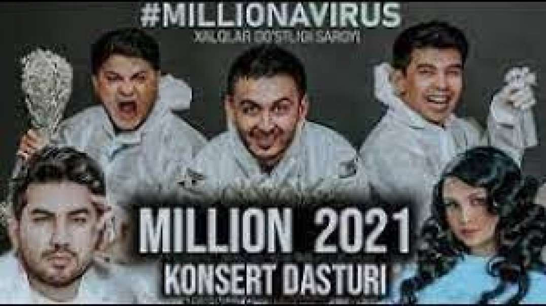 Миллион Жамоаси -  MILLION VIRUS 2021 Oktyabr Konsert  HD