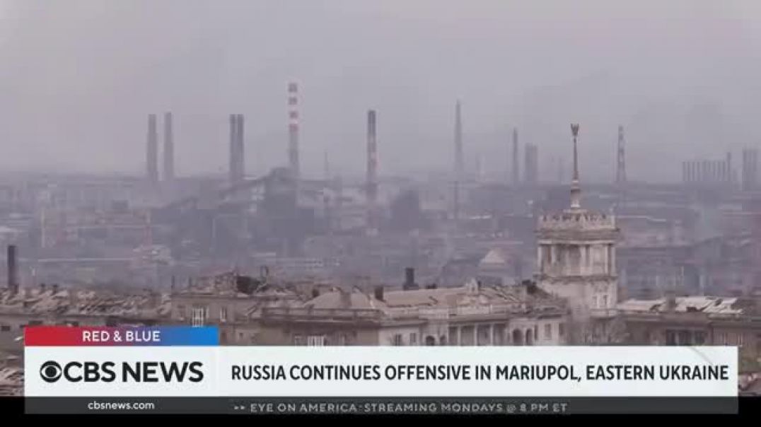 ⁣Die russischen Angriffe auf Mariupol in der Ostukraine gehen weiter