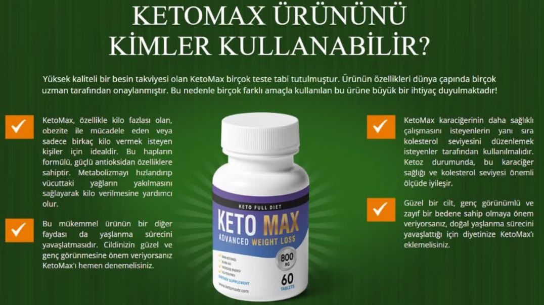 Keto Max Kapsül Türkiye