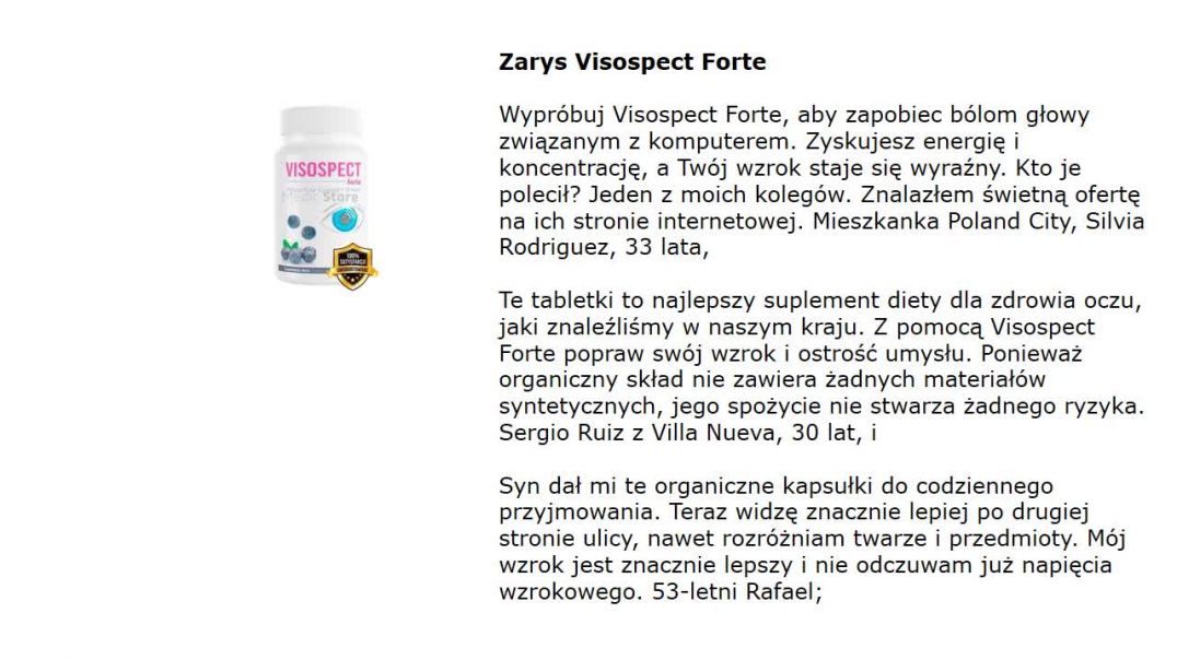 Visospect Forte Poland